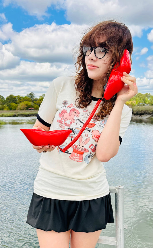 Pink Pony Club Collage Tee