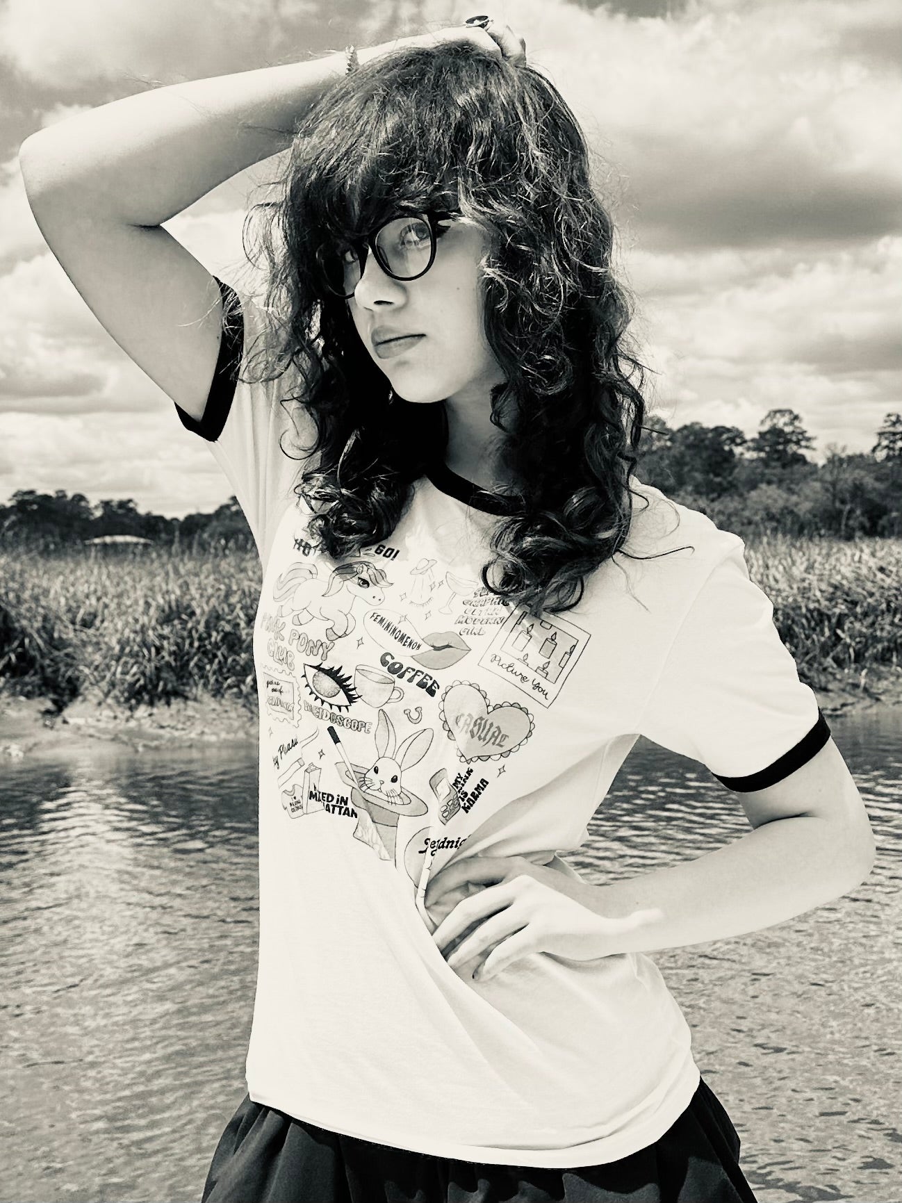 Pink Pony Club Collage Tee