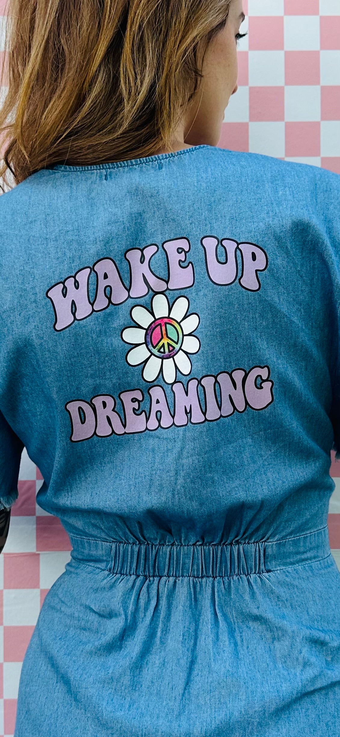 Wake Up Dreaming Denim Dress