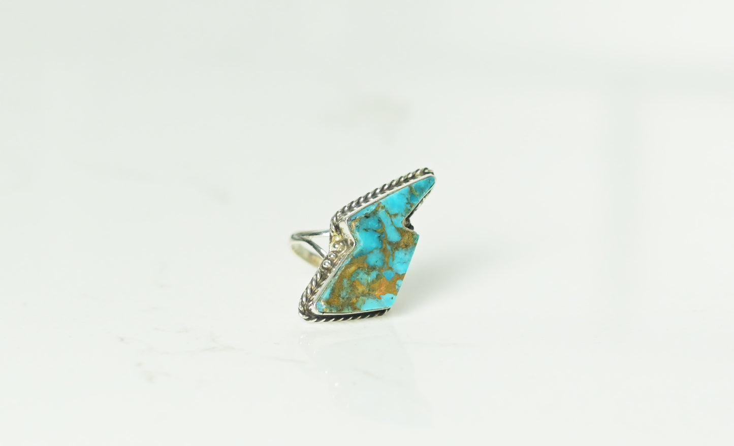 Turquoise Lightning Ring