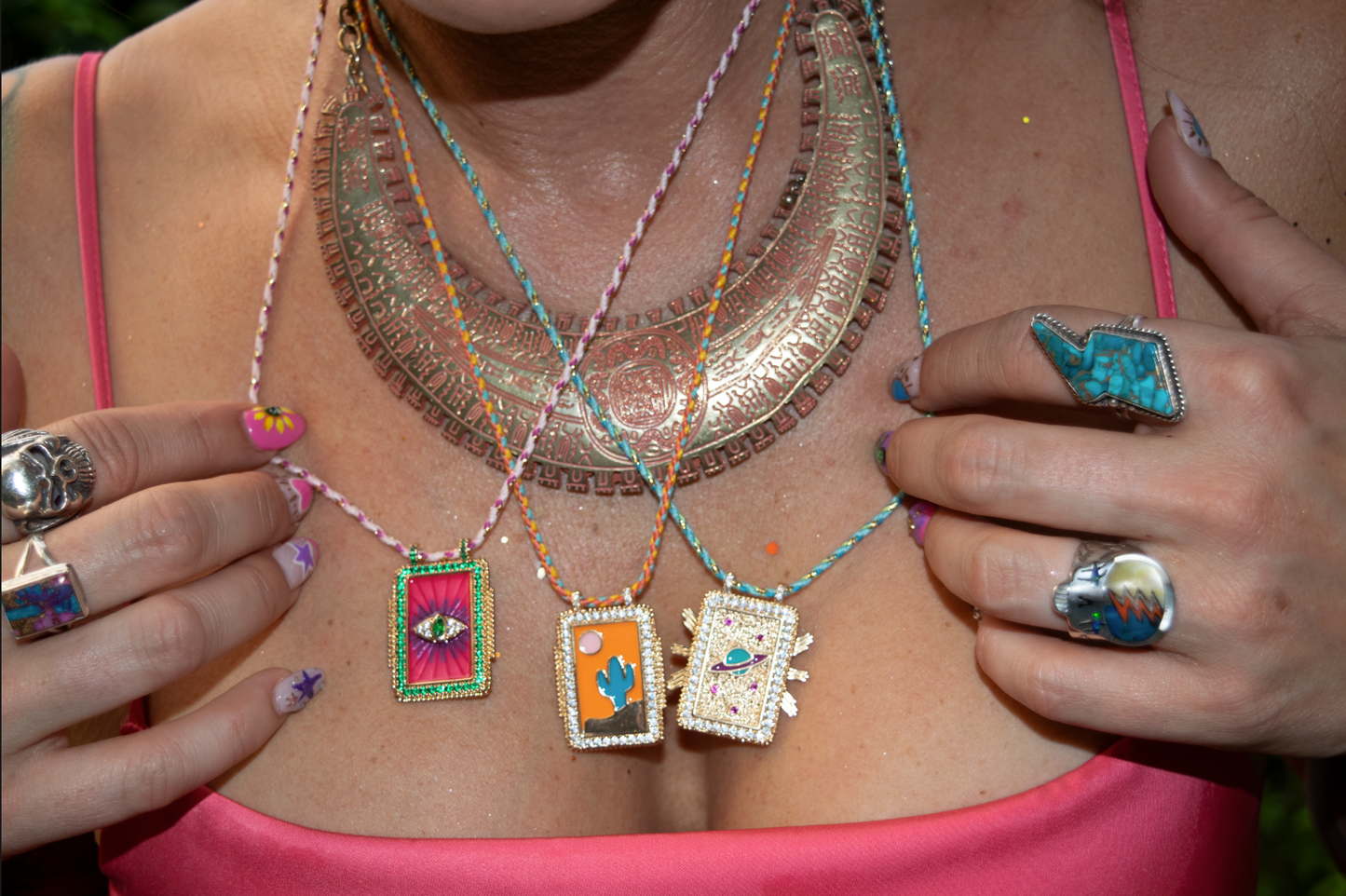 Eye of Hearts Necklace