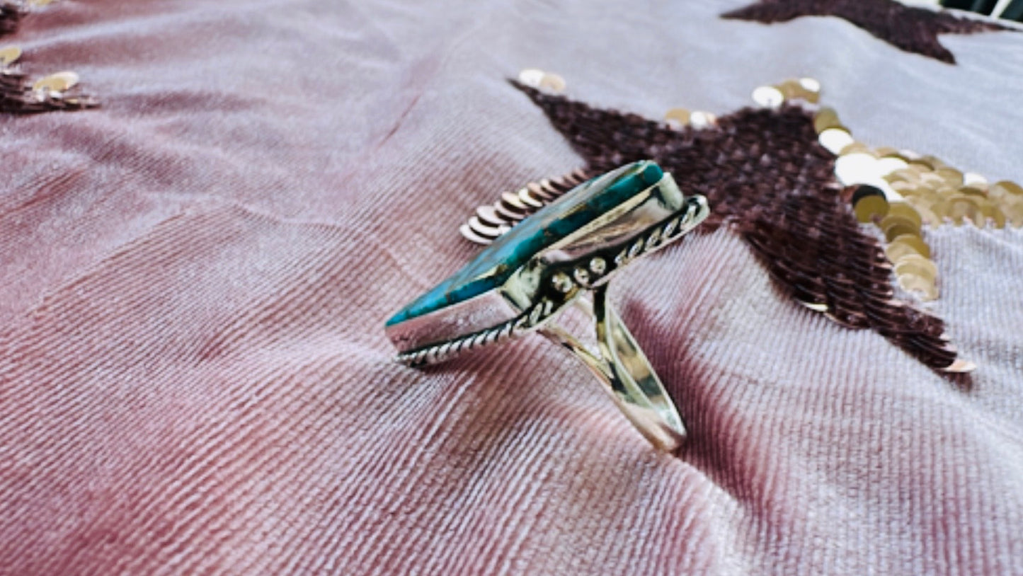 Turquoise Lightning Ring