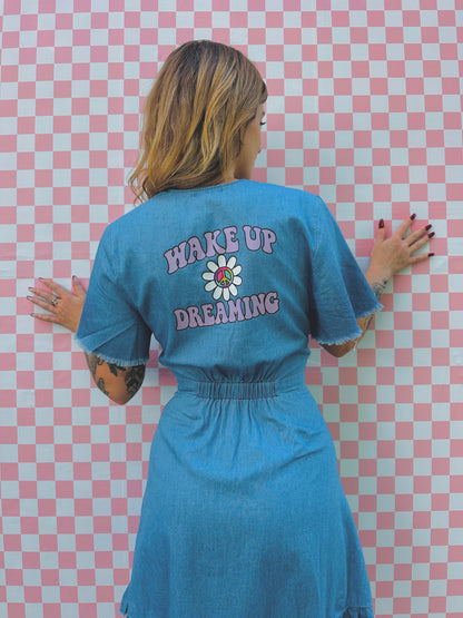 Wake Up Dreaming Denim Dress