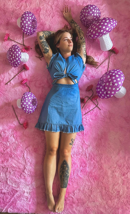 Wake Up Dreaming Denim Dress