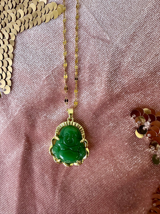 Jade Buddha Necklace